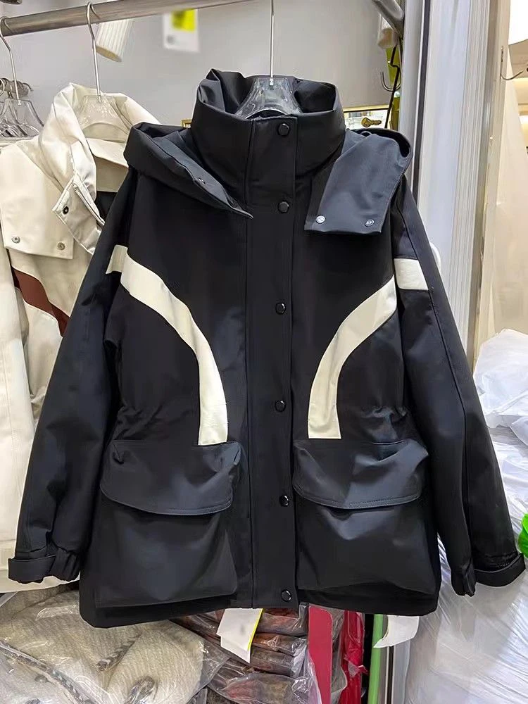 2024 Winter Women Jacket Drawstring Hooded Parka Cotton Padded Female High Quality Warm Windproof Outwear Female Coat
2024 Winter Women Jacket Drawstring Hooded Parka Cotton Padded Female High Quality Warm Windproof Outwear Female Coat