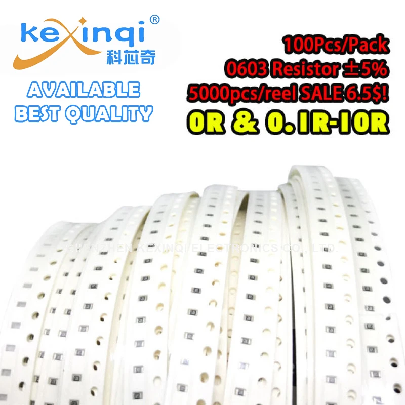 100 шт./партия SMD 0603 резистор 5% 1/8 Вт Сопротивление 0 Ом ~ 10R 0,1 0,2 0,22 0,33 0,36 0,47 1R 0,68 0,91 2R 1,6 1,8 3,6 4,7 6,8
100 шт./партия SMD 0603 резистор 5% 1/8 Вт Сопротивление 0 Ом ~ 10R 0,1 0,2 0,22 0,33 0,36 0,47 1R 0,68 0,91 2R 1,6 1,8 3,6 4,7 6,8