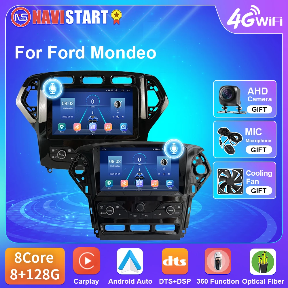 NAVISTAR Autostereo For Ford Mondeo MK4 2007-2014 Car Multimedia Video Player GPS Navigation Radio Android Auto Carplay No 2din
NAVISTAR Autostereo For Ford Mondeo MK4 2007-2014 Car Multimedia Video Player GPS Navigation Radio Android Auto Carplay No 2din
