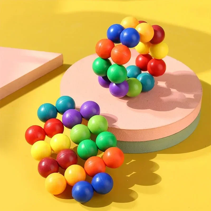 3D Puzzle Ball Endless Twisted and Turned Flexible Jionts Stress Relief Desk Sculpture Toys for Kids Adult Gift DIY Fidget Toy
3D Puzzle Ball Endless Twisted and Turned Flexible Jionts Stress Relief Desk Sculpture Toys for Kids Adult Gift DIY Fidget Toy