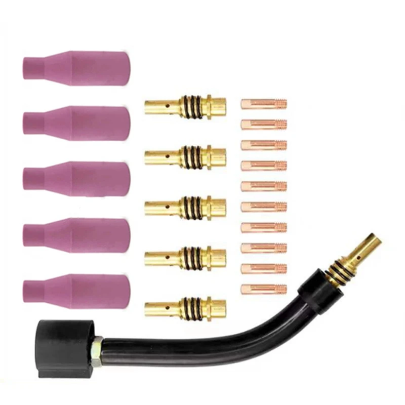 Hot YO-21Pcs 15AK For Binzel Torch/Gun Consumables Electrode Link Rod Tips Goose Neck Bend For MIG Welding Machine 0.8Mm
Hot YO-21Pcs 15AK For Binzel Torch/Gun Consumables Electrode Link Rod Tips Goose Neck Bend For MIG Welding Machine 0.8Mm