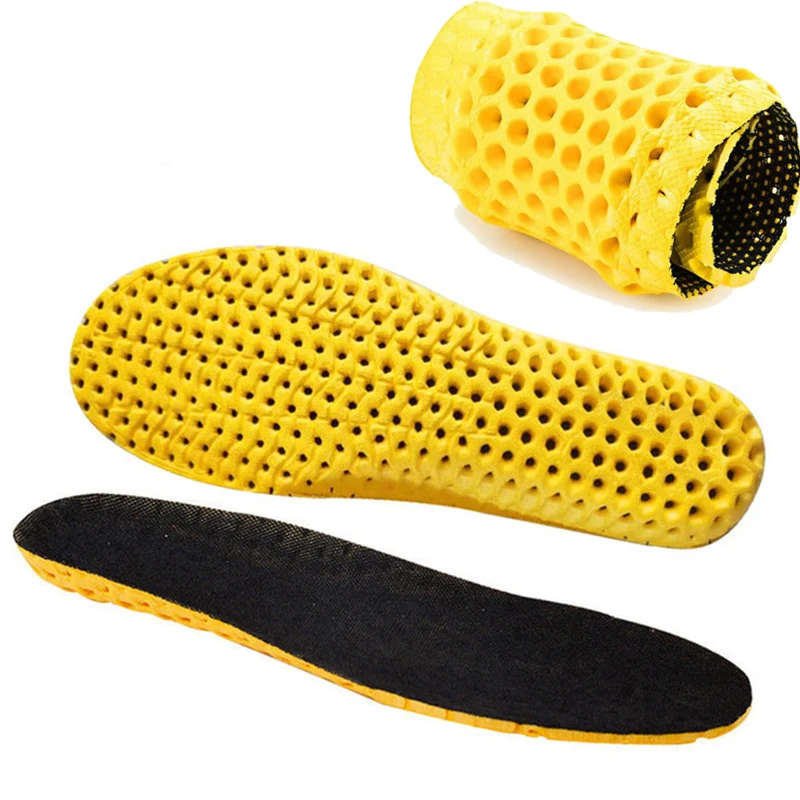 

1pair Memory Foam Insoles For Shoes Sole Mesh Deodorant Breathable Cushion Running Insoles For Feet Man Women Orthopedic Insoles