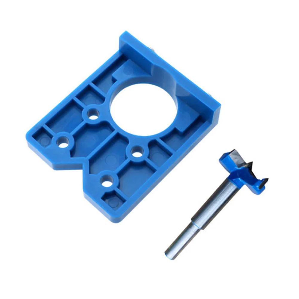 

35mm Mounting Concealed Tool High Impact Guide Hinge Drilling Jig Saw Hole Opener Door Locator Cabinet Accessories Woodworking