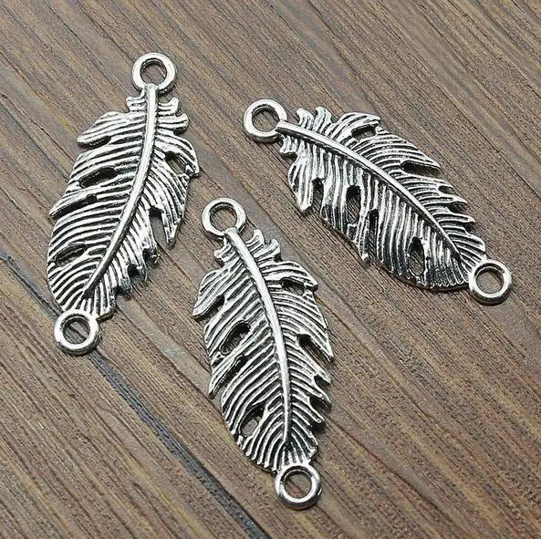 20pcs 35x14mm Tibetan Silver Feather Pendants Vintage Feather Charm Connector EF3703
20pcs 35x14mm Tibetan Silver Feather Pendants Vintage Feather Charm Connector EF3703