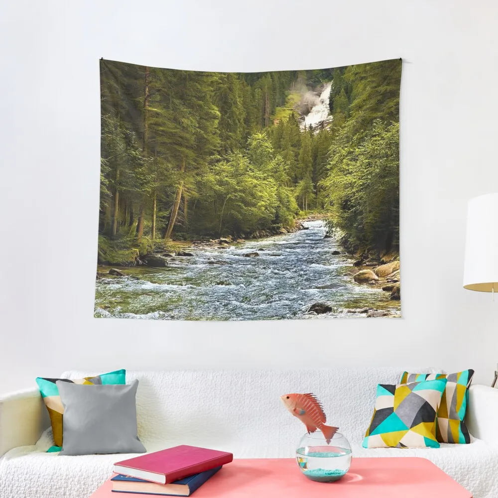 

Rapids in the Austrian Alps in springtime Tapestry Decoration Room Room Decor Bedroom Decor Aesthetic Tapestry