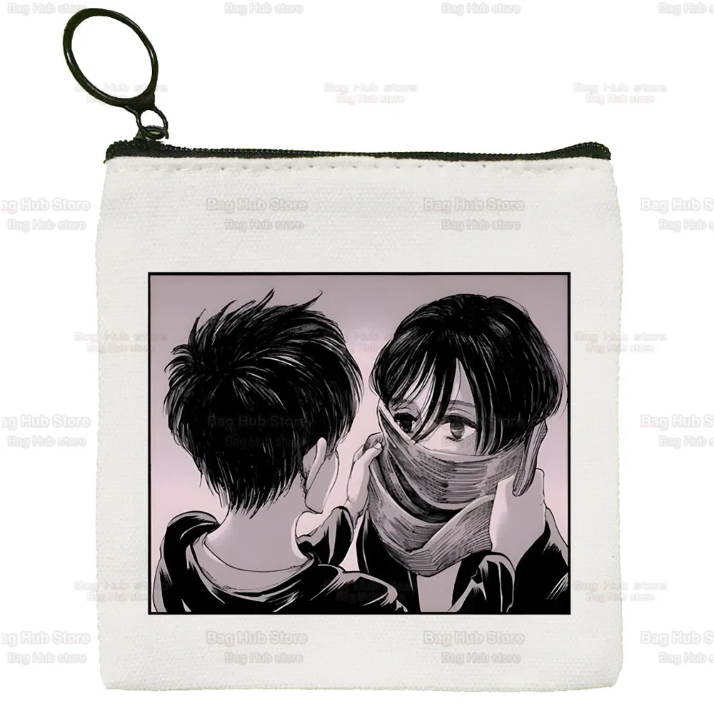 

Attack on Titan New Women Mini Coin Purses Original Card Holder Small Wallets Change Money Bag