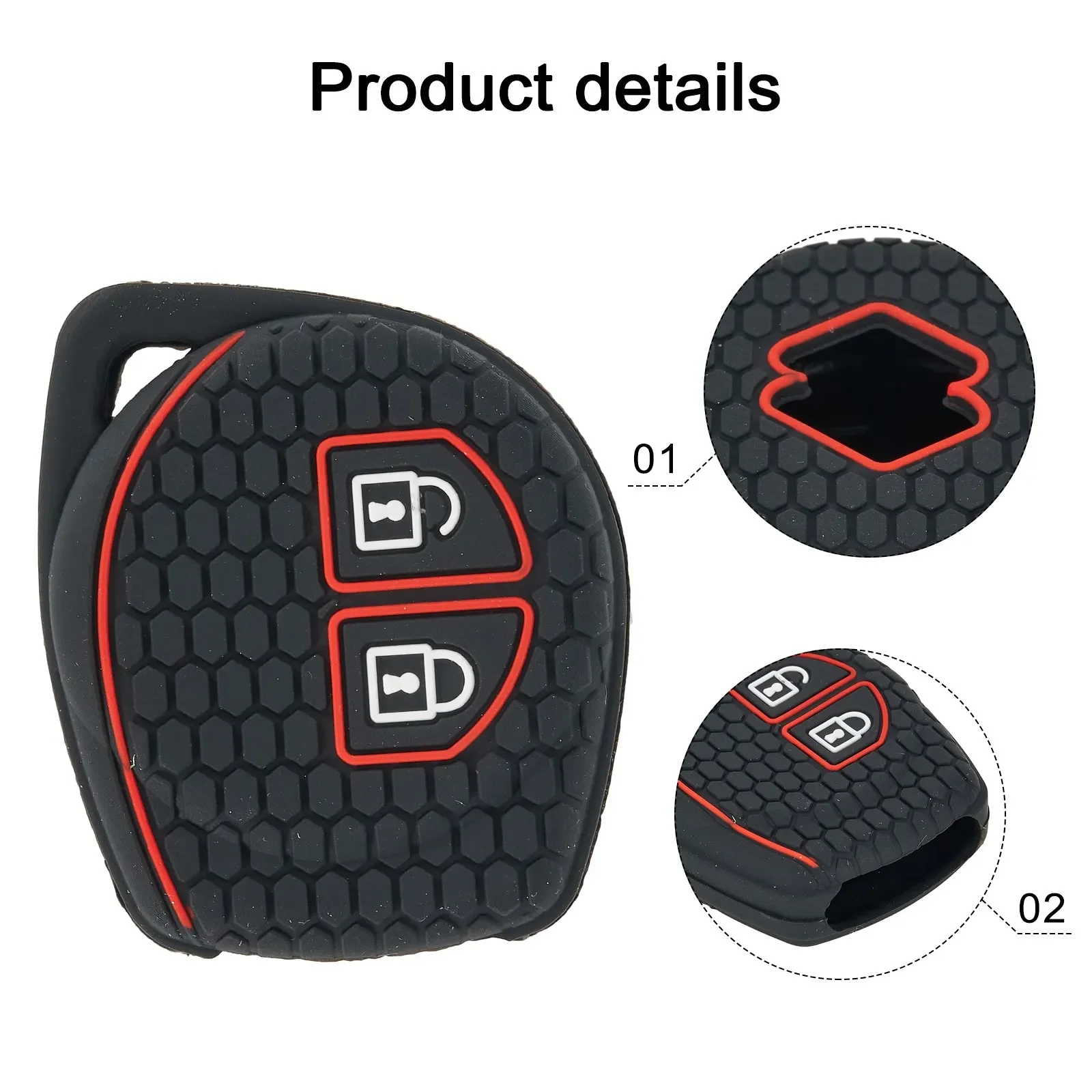 1pcs 2-Button Silicone Car Remote Key Covers Case For Suzuki Swift Ignis Vitara Liana Ciaz Baleno Car Key Fobs Cases
1pcs 2-Button Silicone Car Remote Key Covers Case For Suzuki Swift Ignis Vitara Liana Ciaz Baleno Car Key Fobs Cases