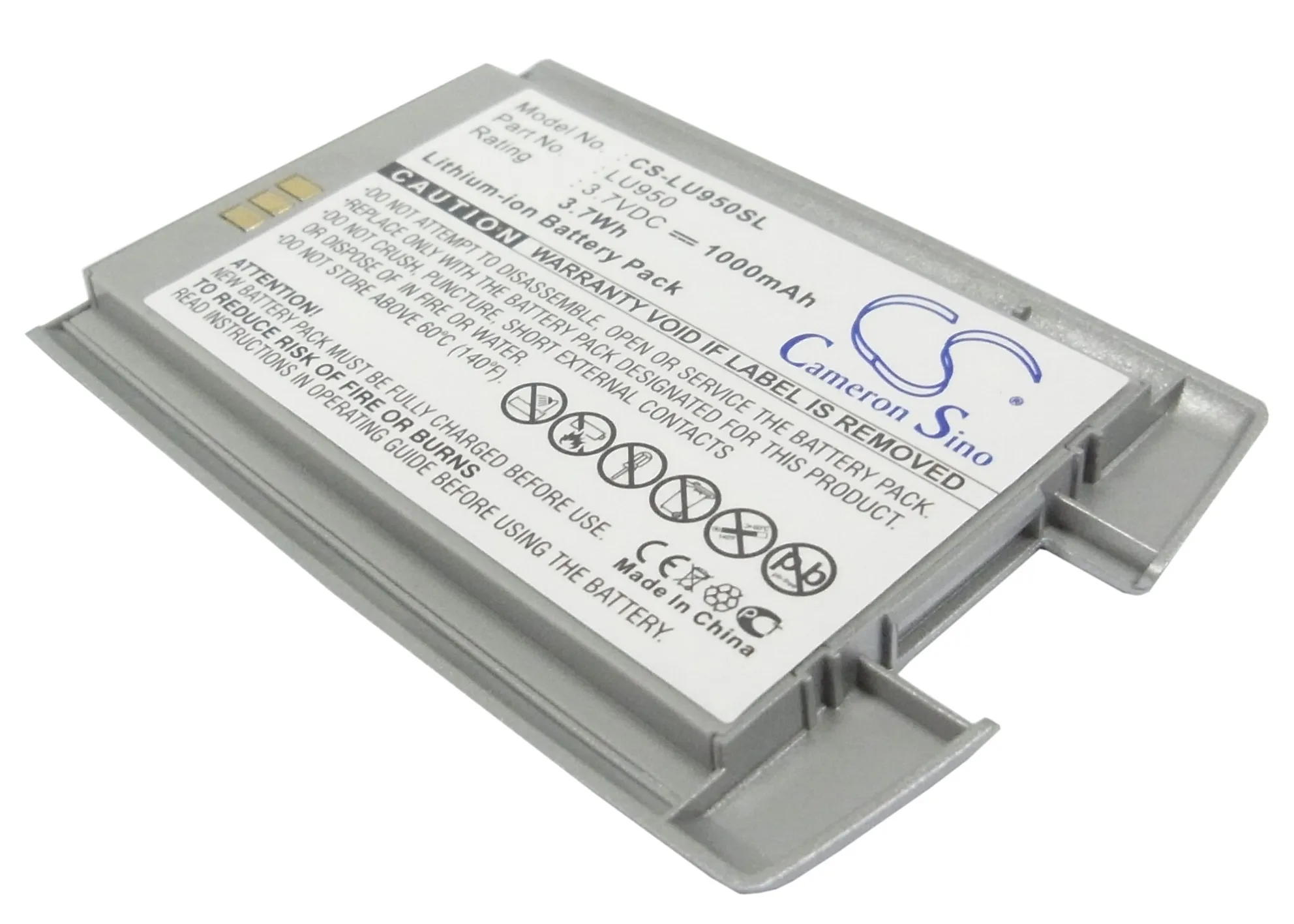 Фото CS 1000 мАч/3.70Wh батарея для LG KU950 KU-950 | Электроника
