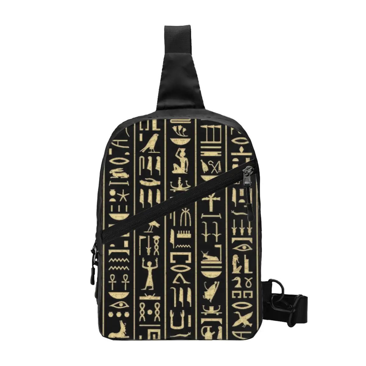 Customized Gold Hieroglyphics Sling Bag Men Fashion Egypt Art Shoulder Chest Crossbody Backpack Traveling Daypack
Customized Gold Hieroglyphics Sling Bag Men Fashion Egypt Art Shoulder Chest Crossbody Backpack Traveling Daypack