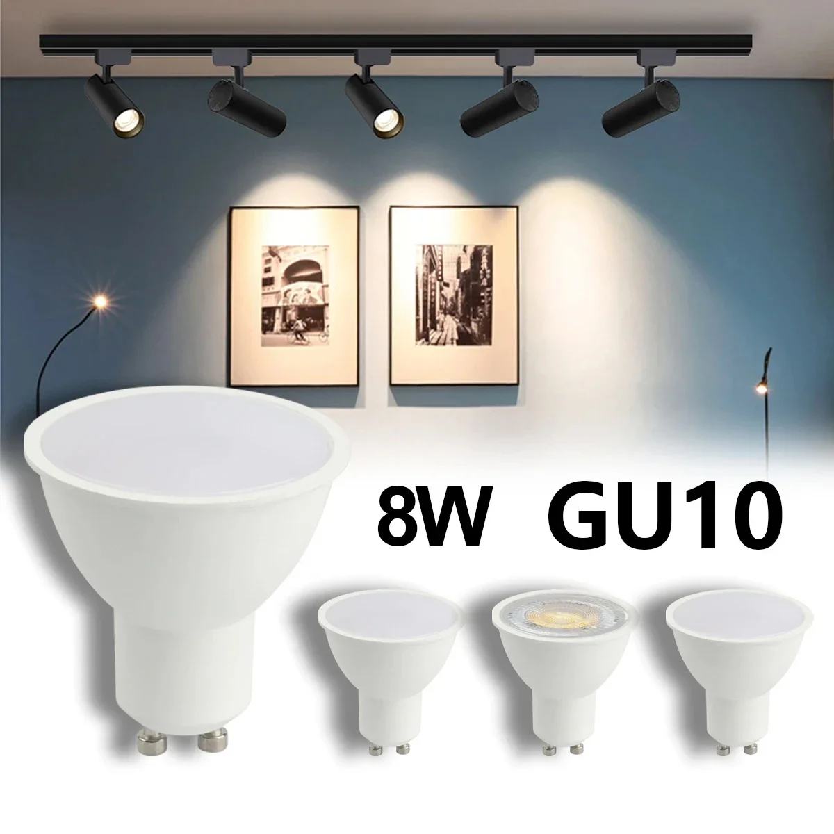2PCS 8W LED Spotlight 38 120 Degree foco GU10 AC220-240V/AC100-240V led lamp bulb 3color temperatureled lighting for living room
2PCS 8W LED Spotlight 38 120 Degree foco GU10 AC220-240V/AC100-240V led lamp bulb 3color temperatureled lighting for living room