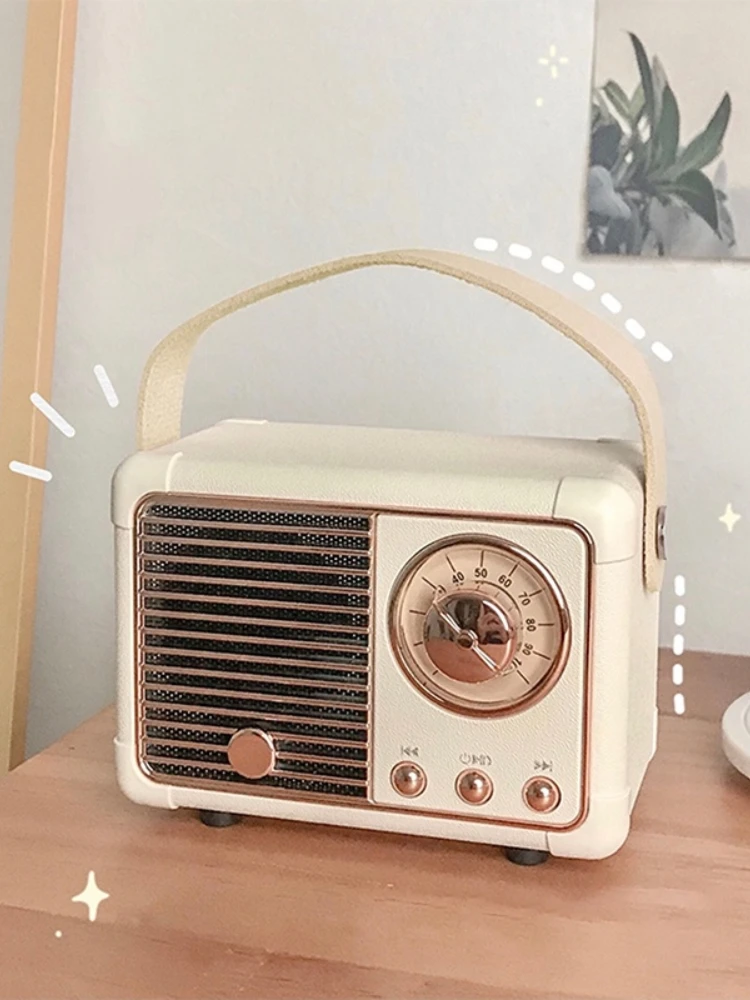 Retro Desk Decor Bluetooth Speaker Mini Wireless USB Charging Subwoofer Bluetooth Speaker Travel Music Player Kawaii Decoration
Retro Desk Decor Bluetooth Speaker Mini Wireless USB Charging Subwoofer Bluetooth Speaker Travel Music Player Kawaii Decoration