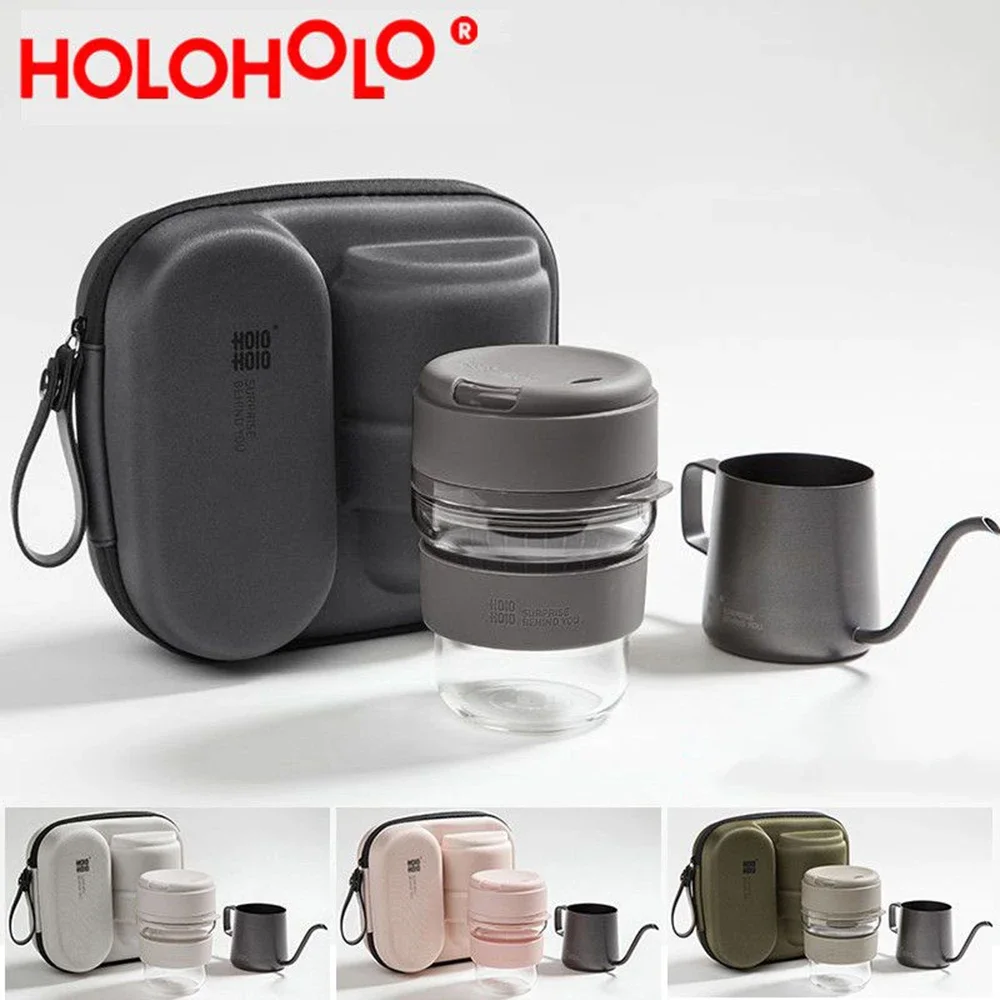 Portable Coffee Set Office Drip Coffee Set Travel Camping Pour Over Coffee Pot Specialized Barista Kit Accessoires HOLOHOLO
Portable Coffee Set Office Drip Coffee Set Travel Camping Pour Over Coffee Pot Specialized Barista Kit Accessoires HOLOHOLO