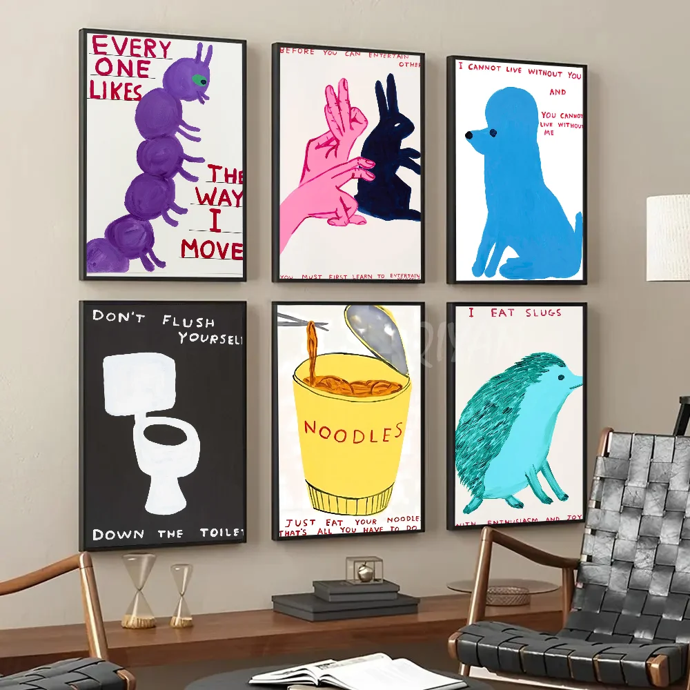 Rabbit Poster Paper Print Home Living Room Bedroom Entrance Bar D-David S-Shrigley Restaurant Cafe Art Painting Decoration
Rabbit Poster Paper Print Home Living Room Bedroom Entrance Bar D-David S-Shrigley Restaurant Cafe Art Painting Decoration