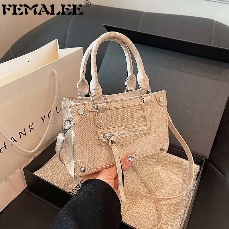 

FEMALEE Women Shoulder Crossbody Bag Canvas Tote Messenger Bag for Student 2024 Ladies Hand Bags Female Handbag Bolsa Feminina