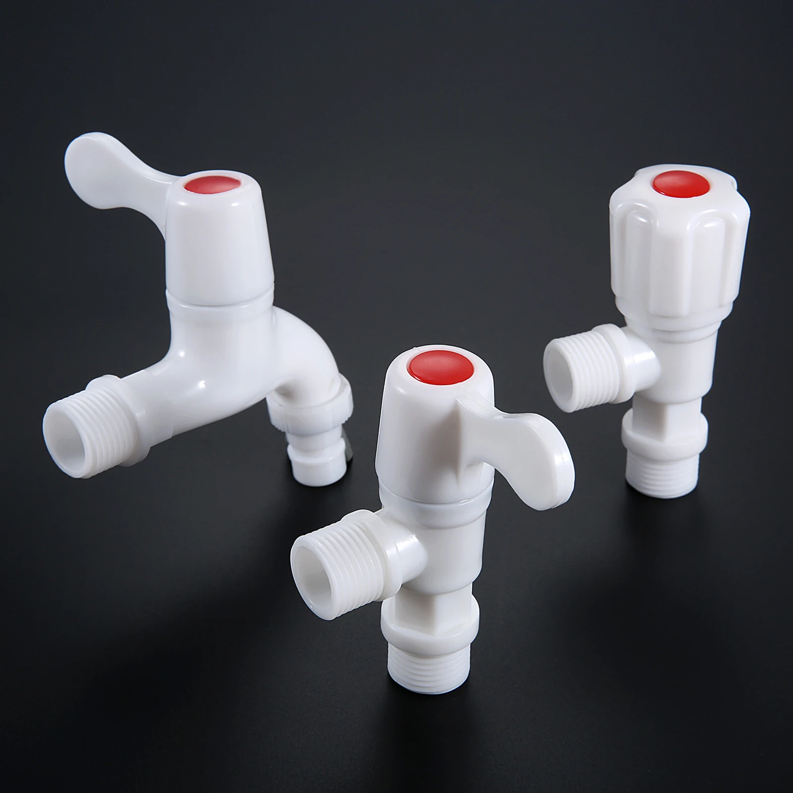 1pc ABS Washing Machine Tap with G1/2" Male Thread Faucet Connector White Handle/Handwheel Valve Outdoor Plumbing Kitchen Bath
1pc ABS Washing Machine Tap with G1/2" Male Thread Faucet Connector White Handle/Handwheel Valve Outdoor Plumbing Kitchen Bath