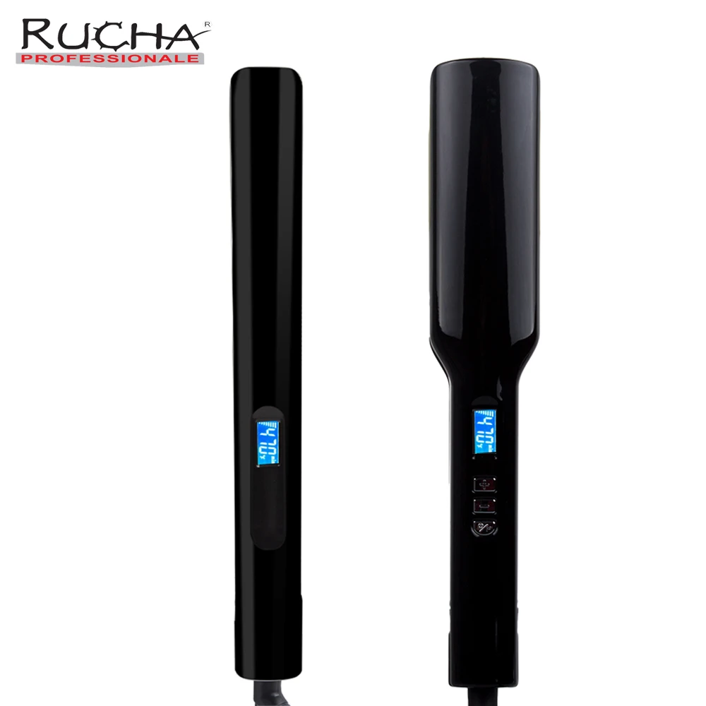 Professional Hair Flat Iron 1 / 1.75 inch Wide Titanium Plate 470℉ Keratin Treatment Hair Straightener Curler Dual Voltage
Professional Hair Flat Iron 1 / 1.75 inch Wide Titanium Plate 470℉ Keratin Treatment Hair Straightener Curler Dual Voltage