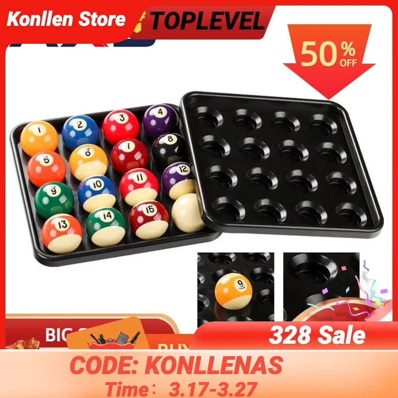Billiard Ball Tray Holds 16 Ball Portable Professional Serving Indoor Game Carrying Full Set Pool Snooker Billiard Accessories
Billiard Ball Tray Holds 16 Ball Portable Professional Serving Indoor Game Carrying Full Set Pool Snooker Billiard Accessories