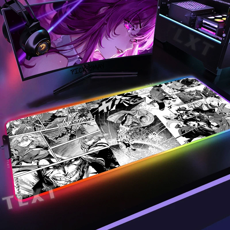 Черный и белый игровой коврик для мыши манга RGB, коврики для мыши в стиле аниме, вместительные игровые коврики для мыши XXL, коврик для клавиатуры, коврик для мыши с подсветкой
Черный и белый игровой коврик для мыши манга RGB, коврики для мыши в стиле аниме, вместительные игровые коврики для мыши XXL, коврик для клавиатуры, коврик для мыши с подсветкой