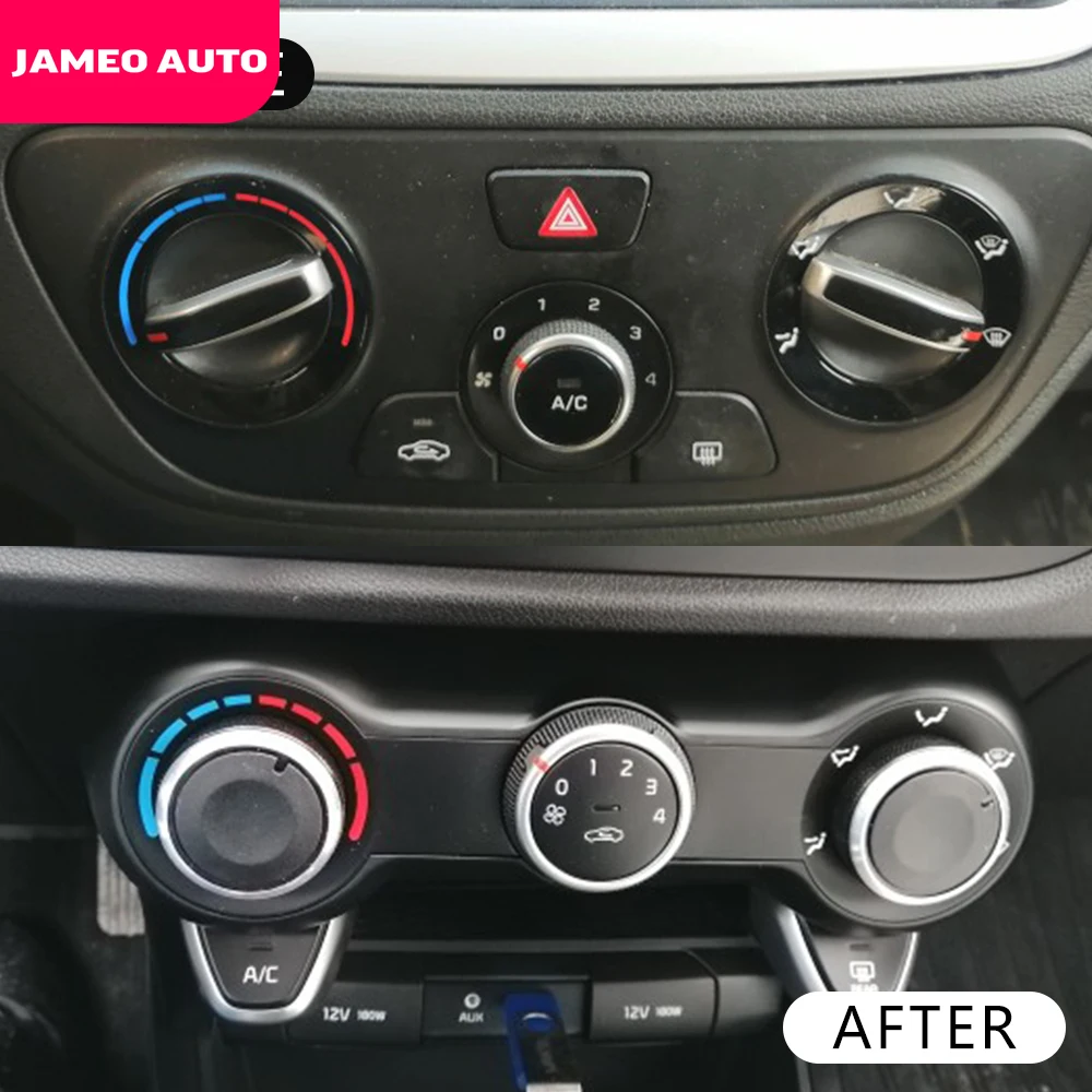 Jameo Авто 2 шт./компл. кондиционер Управление ручки кондиционера для Hyundai Solaris KIA RIO K2