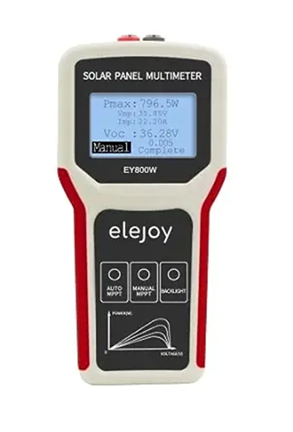 EL400 EY800W Solar Panel Tester Multimeter Photovoltaic Smart Tester Panel Auto/ Manual MPPT Detection LCD Voltage Testing Tools
EL400 EY800W Solar Panel Tester Multimeter Photovoltaic Smart Tester Panel Auto/ Manual MPPT Detection LCD Voltage Testing Tools