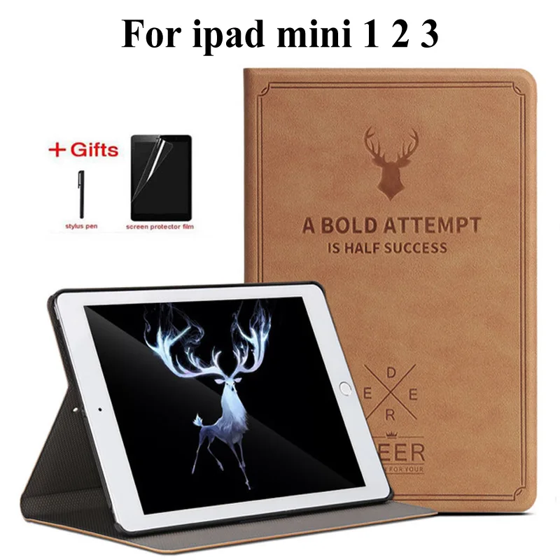 Ретро Чехол из искусственной кожи с рисунком оленя для iPad Mini 3 2 1 смарт-подставка флип-чехол для apple ipad mini 1 mini 2 mini 3 Чехол + пленка + ручка
Ретро Чехол из искусственной кожи с рисунком оленя для iPad Mini 3 2 1 смарт-подставка флип-чехол для apple ipad mini 1 mini 2 mini 3 Чехол + пленка + ручка