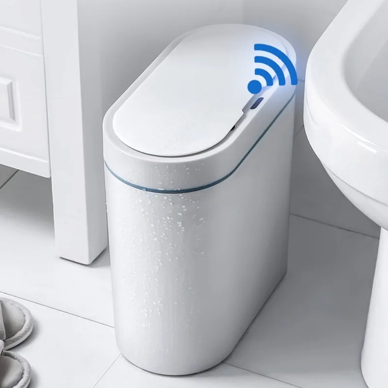 Smart Sensor Trash Can Electronic Automatic Household Bathroom Toilet Waterproof Narrow Seam Storage Bucket Smart Home Trash Bin
Smart Sensor Trash Can Electronic Automatic Household Bathroom Toilet Waterproof Narrow Seam Storage Bucket Smart Home Trash Bin