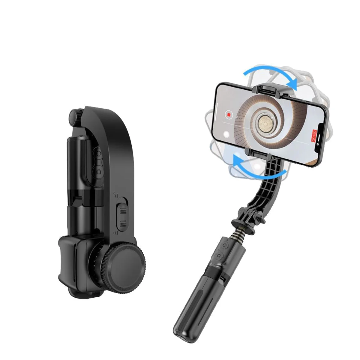 

Selfie Stick Gimbal Stabilizers Smartphone Handheld Tripod Anti-Shake Wireless Remote Control Extendable Foldable