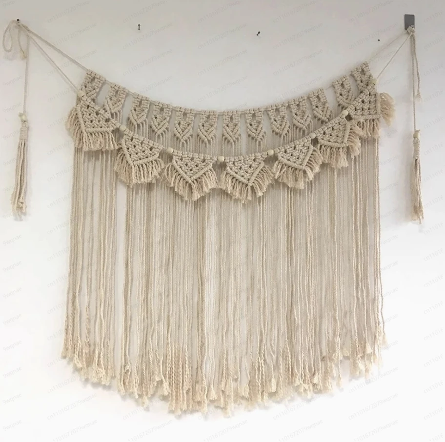Macrame Floating Shelf Wall Hanging - Woven Tassel Display Shelf 5 Sed6b279d025643e3a121463a65e29e52R