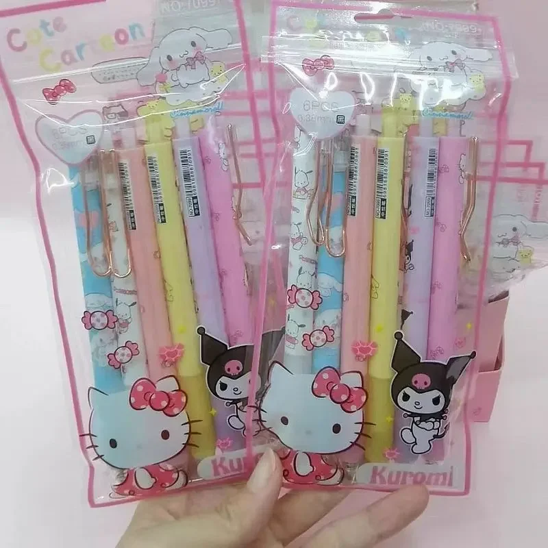 Sanrio 12-36pcs Gel Pen Kuromi My Melody Cinnamoroll Lina Bell Cartoon Students Stationery Write Pens School Signature 0.5 Black
Sanrio 12-36pcs Gel Pen Kuromi My Melody Cinnamoroll Lina Bell Cartoon Students Stationery Write Pens School Signature 0.5 Black
