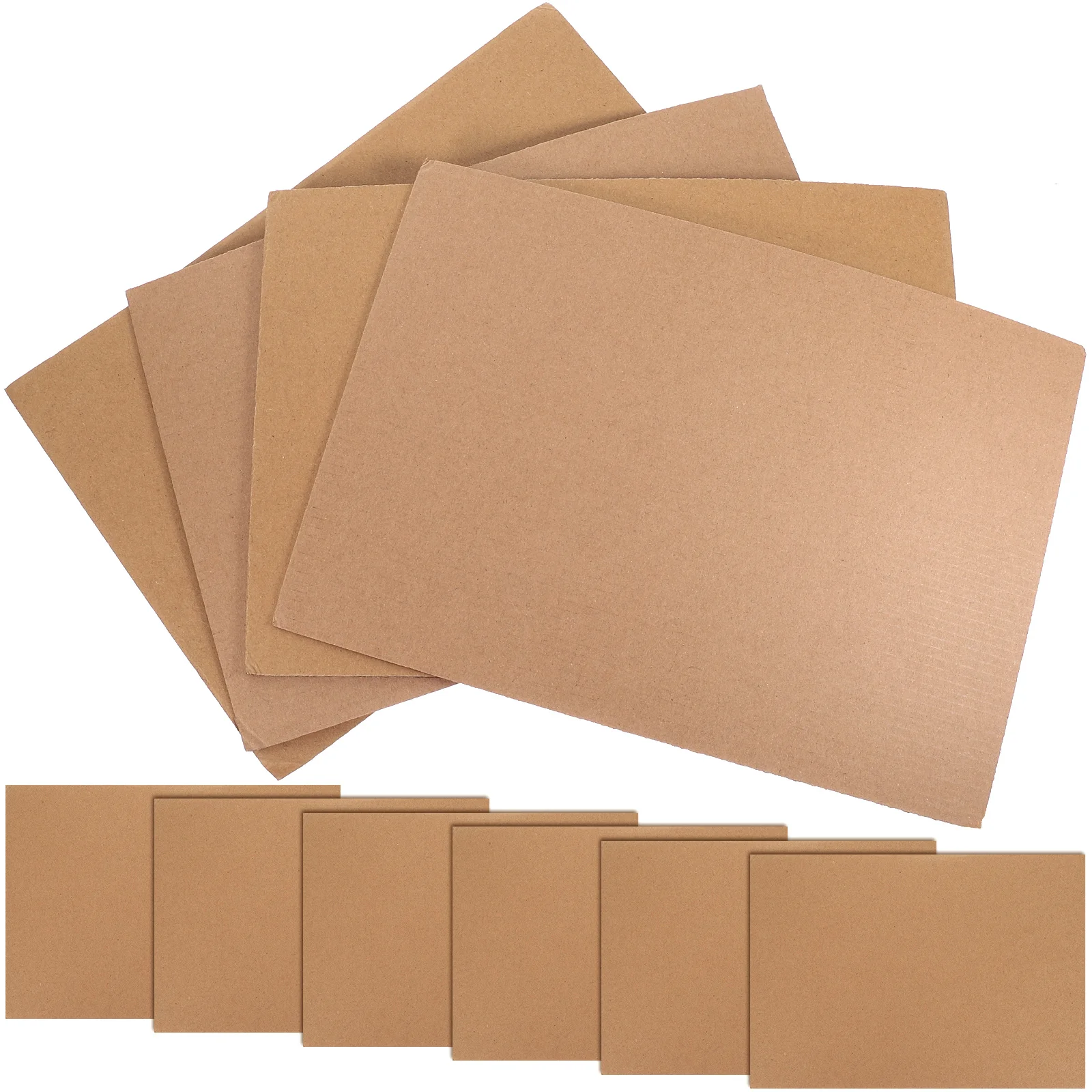 

10 Sheets Corrugated Cardboard Express Packaging Paper Industrial A4 Size Mailer Boxes Moving Shipping Protective Packing for
