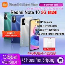 Global Version Redmi Note 10 5G 4GB RAM 128GB ROM Smartphone Dimensity 700 Octa Core 48MP Camera 5000mAh NFC Mobile Phone Note10 Global Version Redmi Note 10 5G 4GB RAM 128GB ROM Smartphone Dimensity 700 Octa Core 48MP Camera 5000mAh NFC Mobile Phone Note10