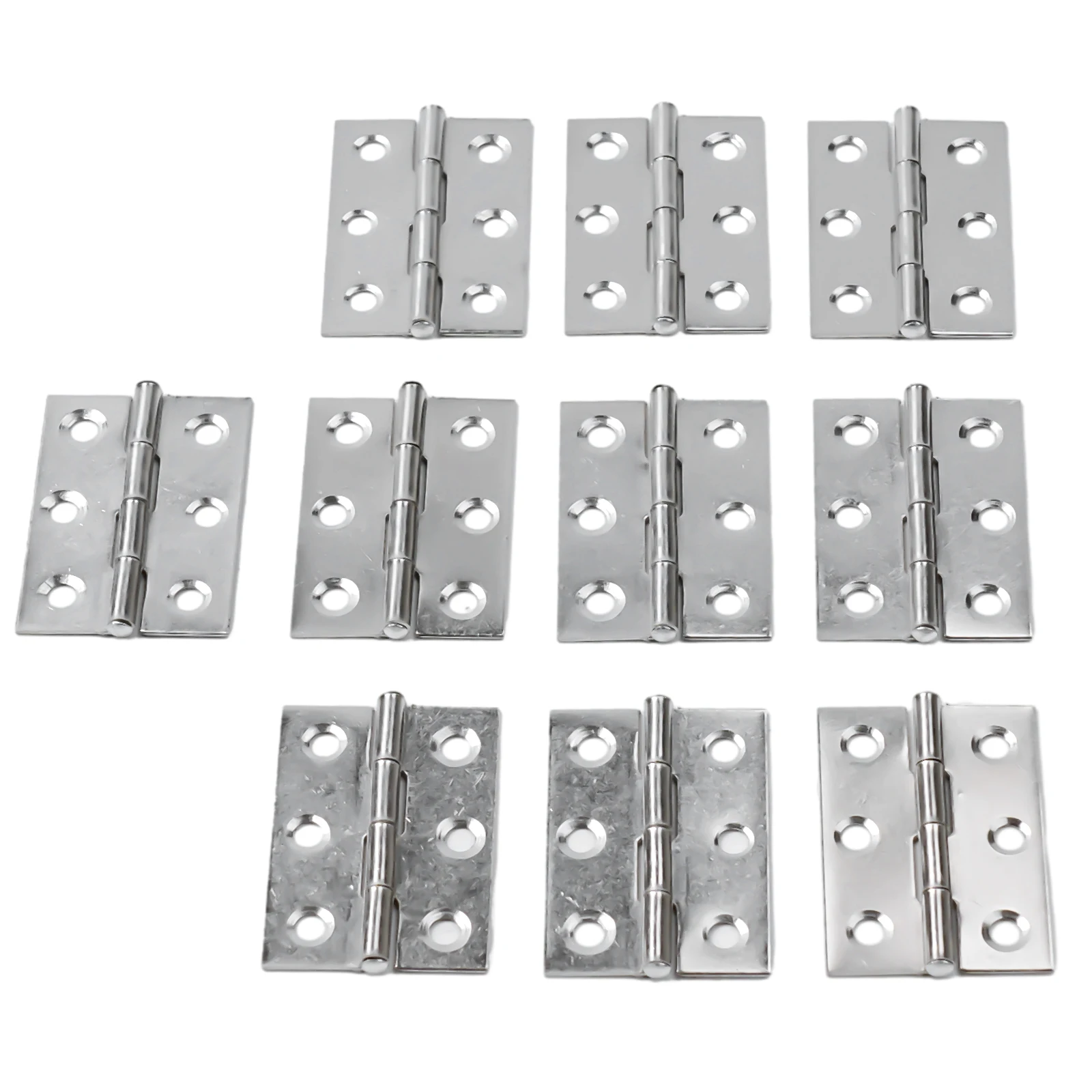 10Pcs Stainless Steel Door Hinges 2 Inch Cabinet Hinge Connector Door Window Flat Hinges Bookcase Drawer Furniture Hardware
10Pcs Stainless Steel Door Hinges 2 Inch Cabinet Hinge Connector Door Window Flat Hinges Bookcase Drawer Furniture Hardware