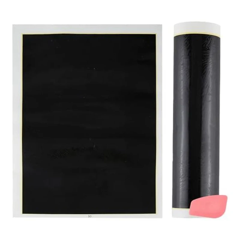 

4Pieces Laser Engraving Marking Paper, Black Laser Engraving Paper For Fiber Laser Engraving, For Metal, Glass, Ceramics