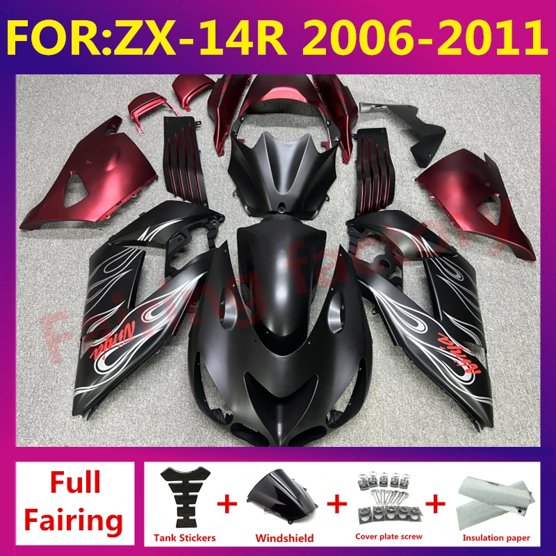 For Kawasaki Zx14r ZZR 1400 Zx14 Zx-14r full Fairing Body Kit bodywork 2006 2007 2008 2009 2010 2011 ZXMT Fairings set red black
For Kawasaki Zx14r ZZR 1400 Zx14 Zx-14r full Fairing Body Kit bodywork 2006 2007 2008 2009 2010 2011 ZXMT Fairings set red black