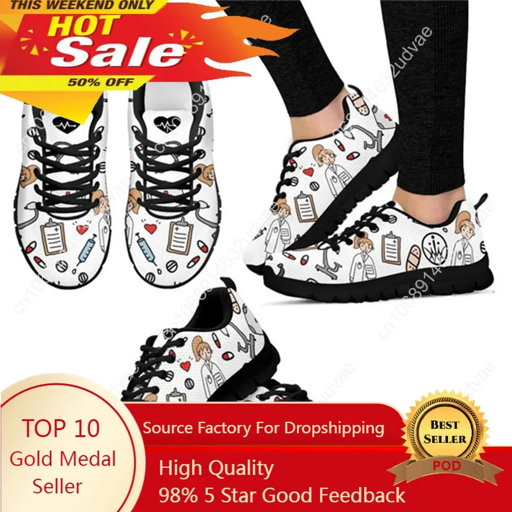 Cartoon Sketch Physio Print Flats Shoes Women Casual Mesh Summer Nurse Sneaker Light Lacing Footwear For Teen Girls New Fashion
Cartoon Sketch Physio Print Flats Shoes Women Casual Mesh Summer Nurse Sneaker Light Lacing Footwear For Teen Girls New Fashion