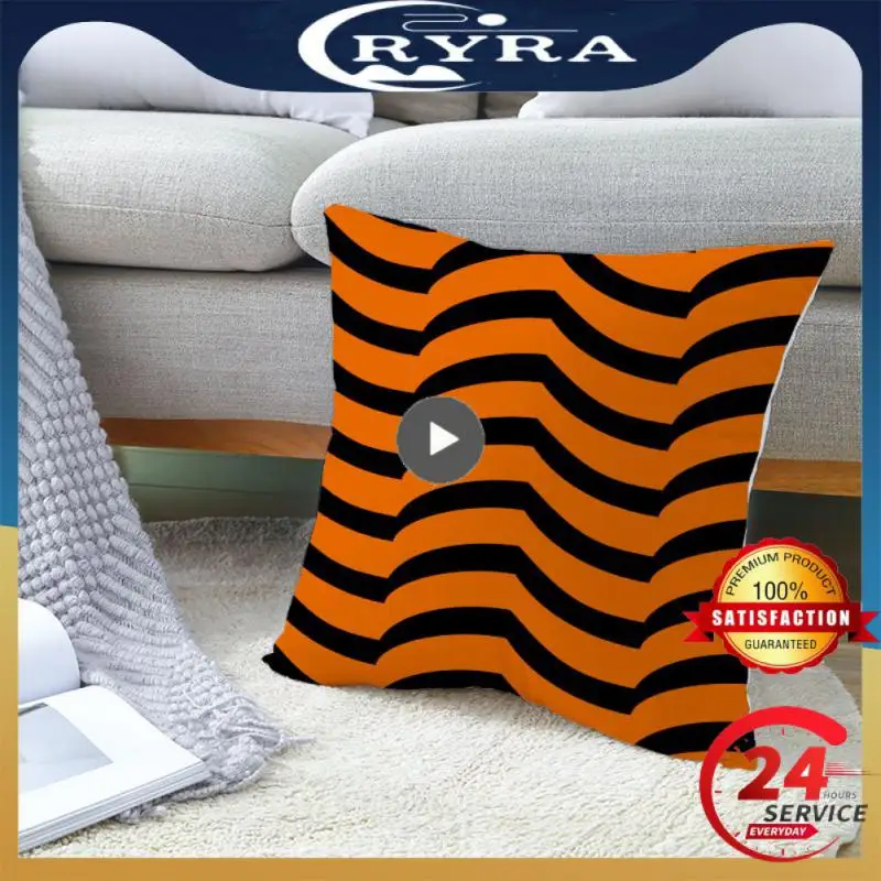 Happy Halloween Decor Cushion Cover Pumpkin Ornaments Letter Print Festive Party Atmosphere Pillowcase For Living Room Home
Happy Halloween Decor Cushion Cover Pumpkin Ornaments Letter Print Festive Party Atmosphere Pillowcase For Living Room Home