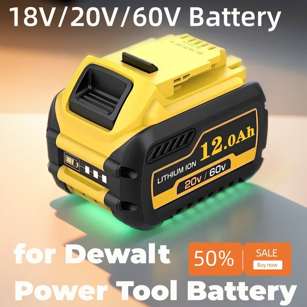 

18V 20V 9000mAh 60V Battery 12000mAh DCB200 MAX For Flexvolt For Dewalt DCB606 DCB205 DCB206 DCB209 DCB182 Power Tool Battery
