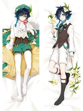 

Genshin Impact Venti Dakimakura Double-sided Otaku Bedding Anime Pillowcase 2WAY Peachskin Hugging Fullbody Long Pillow Cover