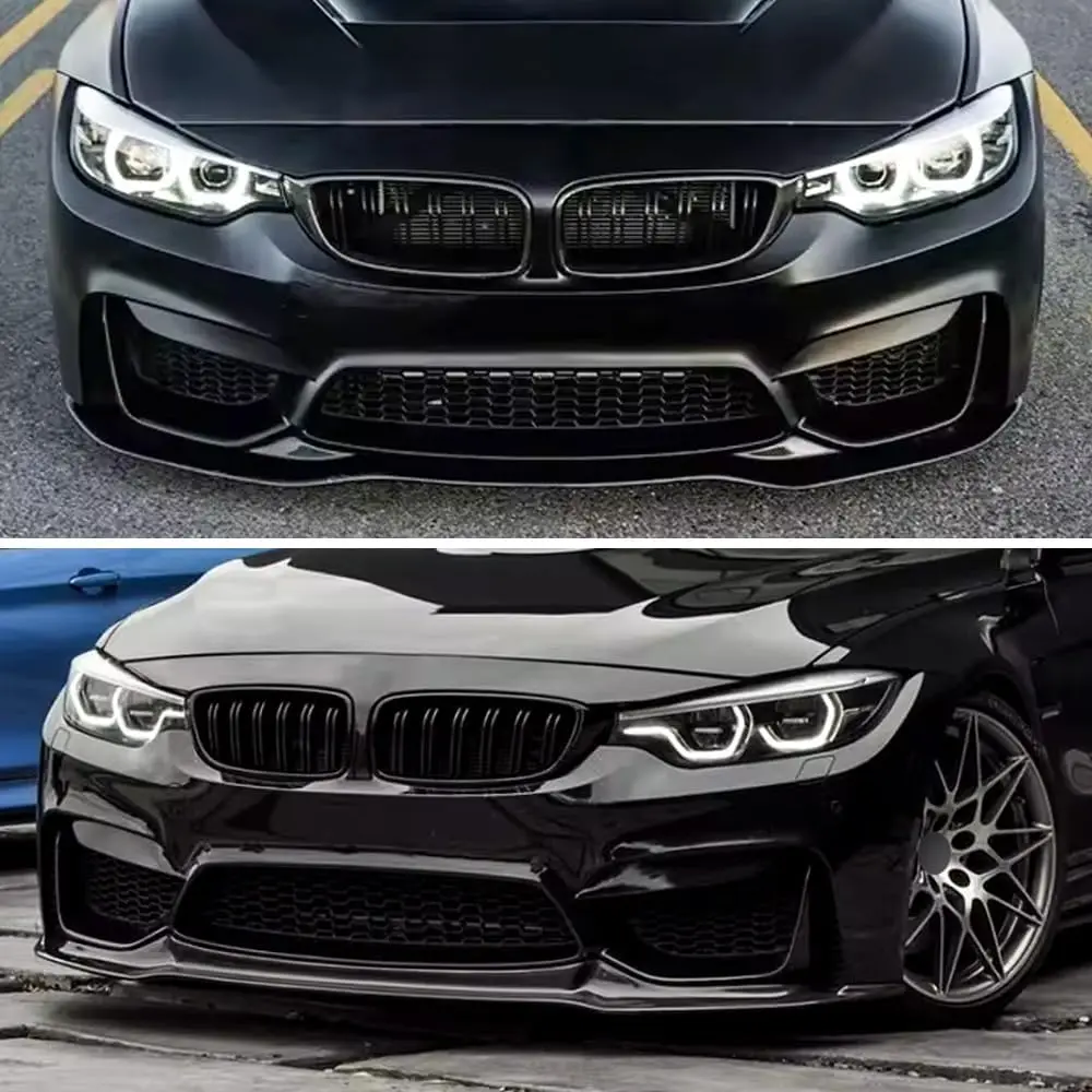 CS Style Bumper Lip For BMW M3 M4 F80 F82 F83 2015-2020 Car Front Bumper Spoiler Diffuser Splitter Lips Body Kit Tuning CS Style Bumper Lip For BMW M3 M4 F80 F82 F83 2015-2020 Car Front Bumper Spoiler Diffuser Splitter Lips Body Kit Tuning
