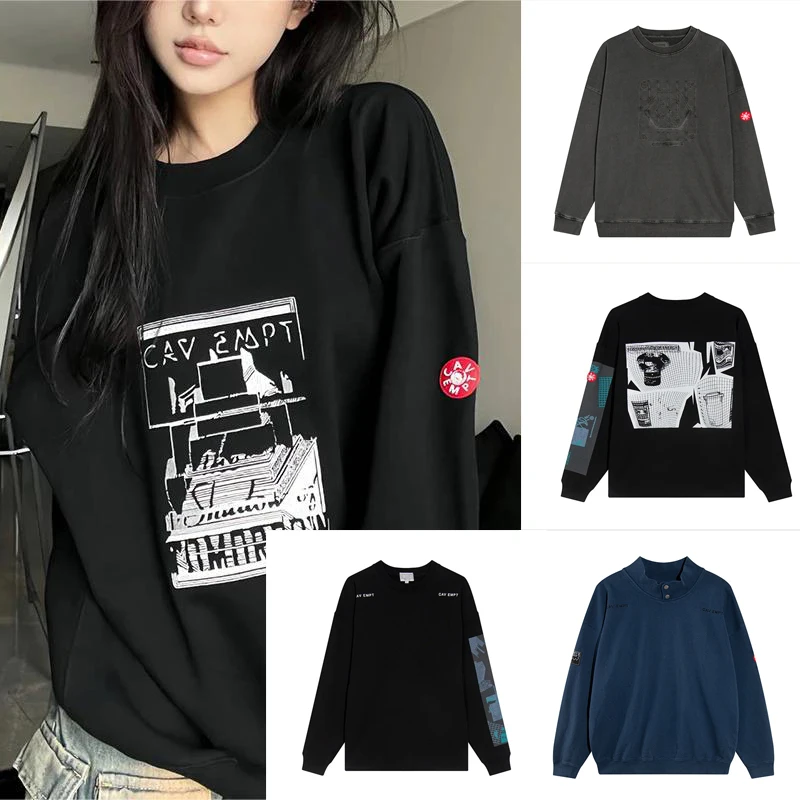 High Quality Thick Batik Dark Gray Cav Empt Hoodies Round Neck Vintage Oversize Men Woman C.E CAVEMPT SweatshirtsTimely Delivery
High Quality Thick Batik Dark Gray Cav Empt Hoodies Round Neck Vintage Oversize Men Woman C.E CAVEMPT SweatshirtsTimely Delivery
