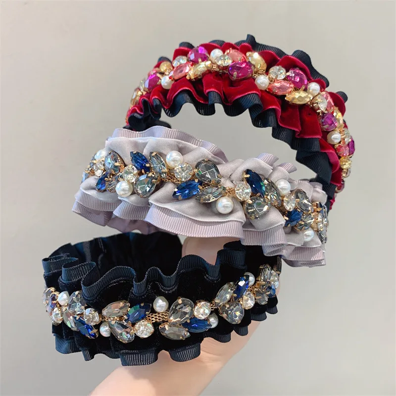 Gem Baroque Hairbands For Women Korea Headband For Girls Hair Accessories Hair Band Floar Crown Headbands Head Wrap
Gem Baroque Hairbands For Women Korea Headband For Girls Hair Accessories Hair Band Floar Crown Headbands Head Wrap
