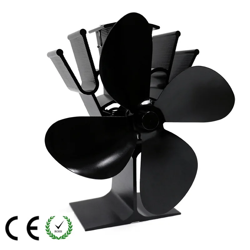 4 Blade Stove Heat Powered Wood Log Burner Top Fire Burning Fan Eco Friendly: 3 - 5 Days Free Delivery Only UK 4 Blade Stove Heat Powered Wood Log Burner Top Fire Burning Fan Eco Friendly: 3 - 5 Days Free Delivery Only UK