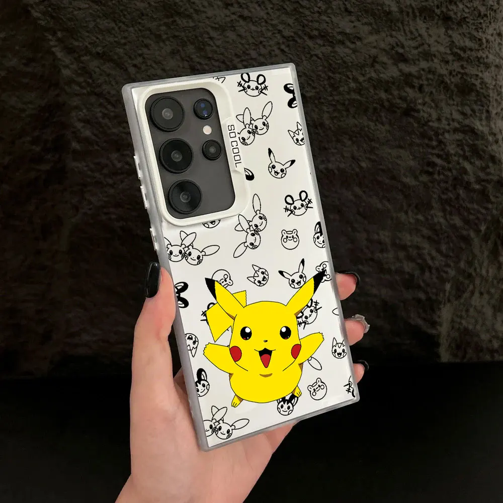 Pokemons Pikachu Pocket Monster Anime S25 Case For Samsung S25 S24 Ultra 5g For Galaxy S23 S22 S21 FE S20 Ultra Plus Phone Cover Pokemons Pikachu Pocket Monster Anime S25 Case For Samsung S25 S24 Ultra 5g For Galaxy S23 S22 S21 FE S20 Ultra Plus Phone Cover