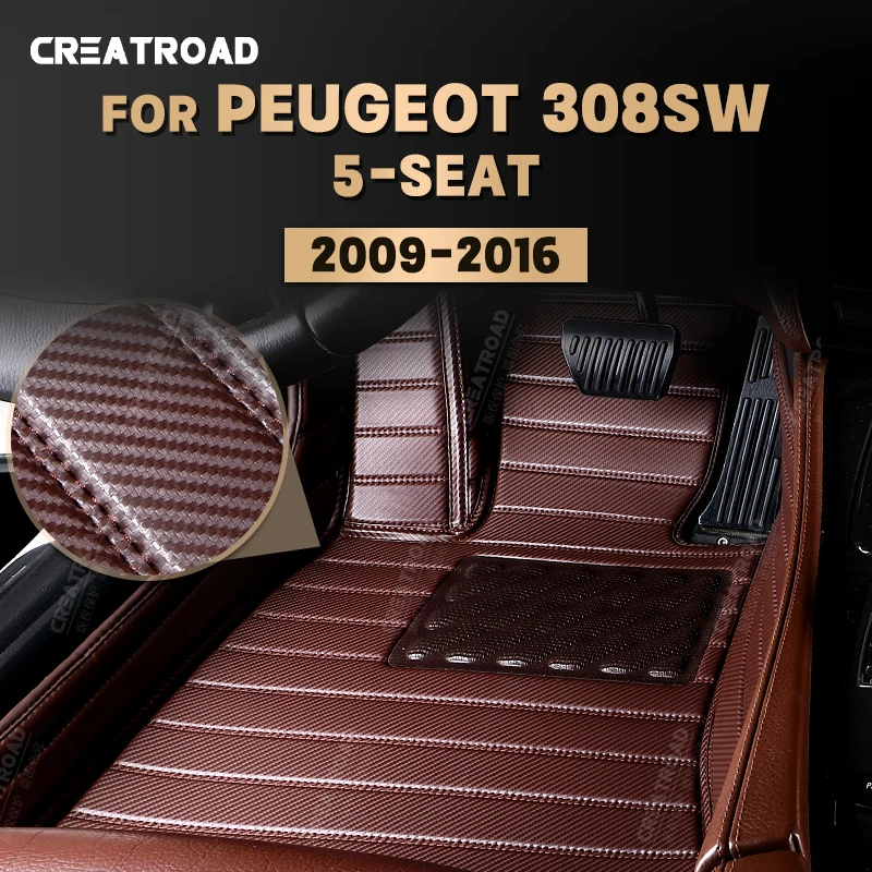 Custom Carbon Fibre Floor Mats For Peugeot 308SW 5-seat 2009-2016 10 11 12 13 14 15 Foot Carpet Cover Auto Interior Accessories
Custom Carbon Fibre Floor Mats For Peugeot 308SW 5-seat 2009-2016 10 11 12 13 14 15 Foot Carpet Cover Auto Interior Accessories