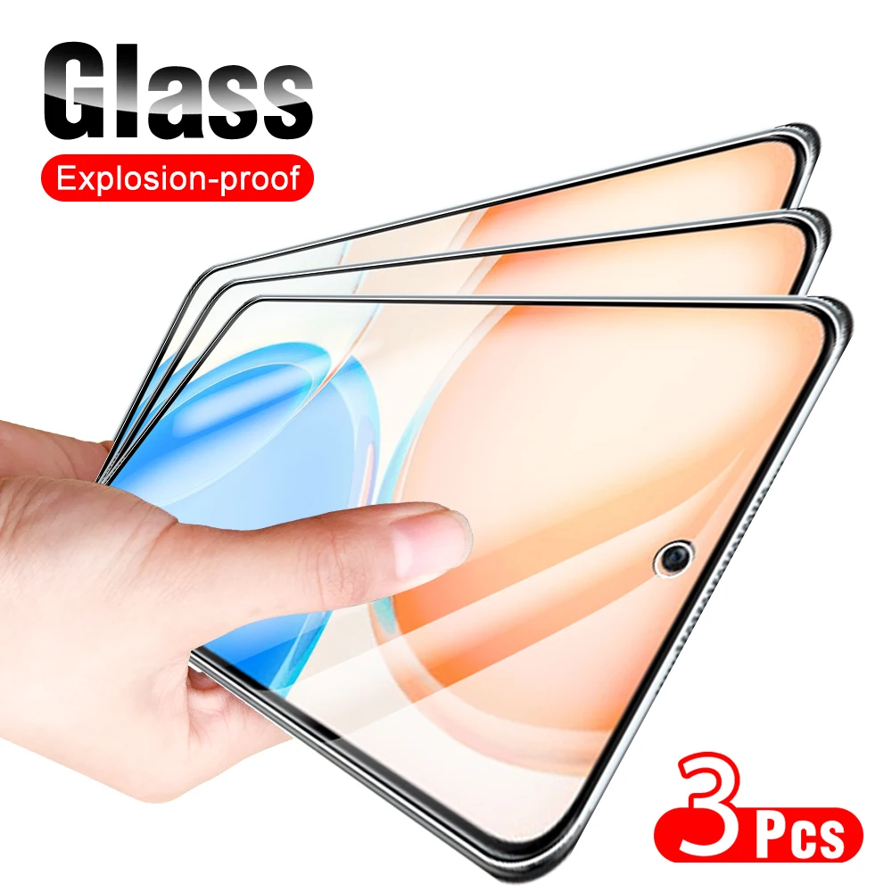 

3pcs screen protector For Honor X8 10x 9c 9a 9x x9 x8a x6a x6s protective glass honar 70 50 30 30s 20 Magic4 Lite tempered glass