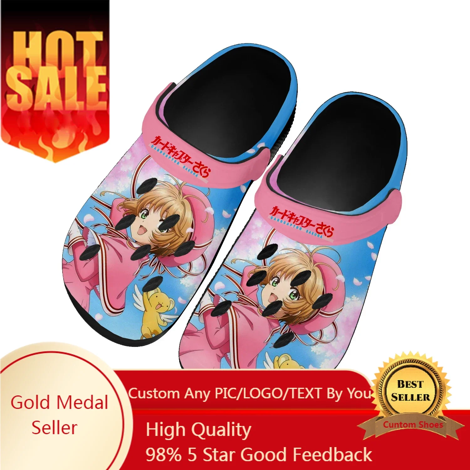Cardcaptor Sakura Home Clogs Mens Womens Teenager Custom Made Water Shoes Comics Manga Garden Beach Hole Slippers Sandals
Cardcaptor Sakura Home Clogs Mens Womens Teenager Custom Made Water Shoes Comics Manga Garden Beach Hole Slippers Sandals