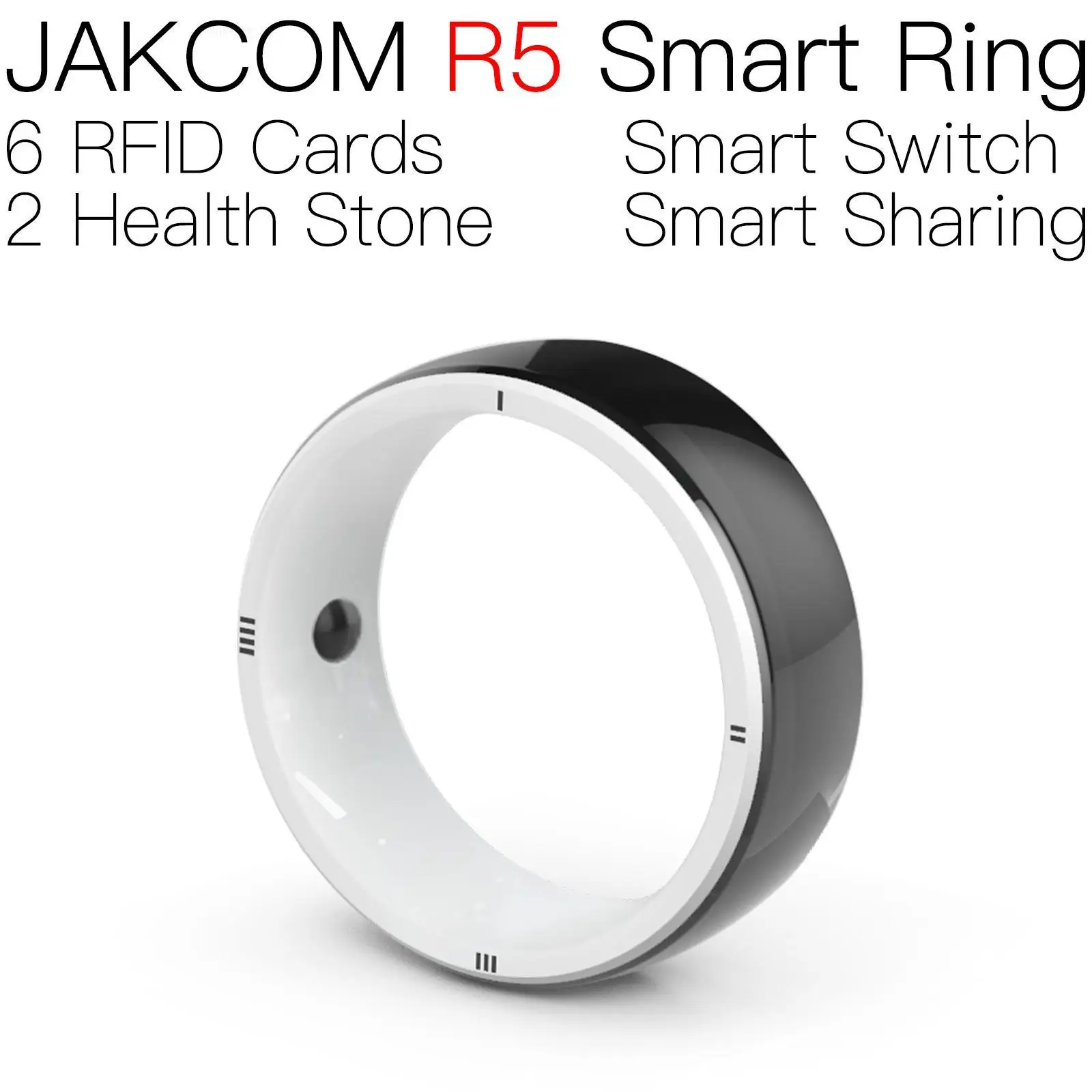 

Умное кольцо JAKCOM R5, новее, чем чип, rfid mini tim, пользовательская печать, nfc 125 кГц, записываемые двойные чипы, серый подавитель nfs