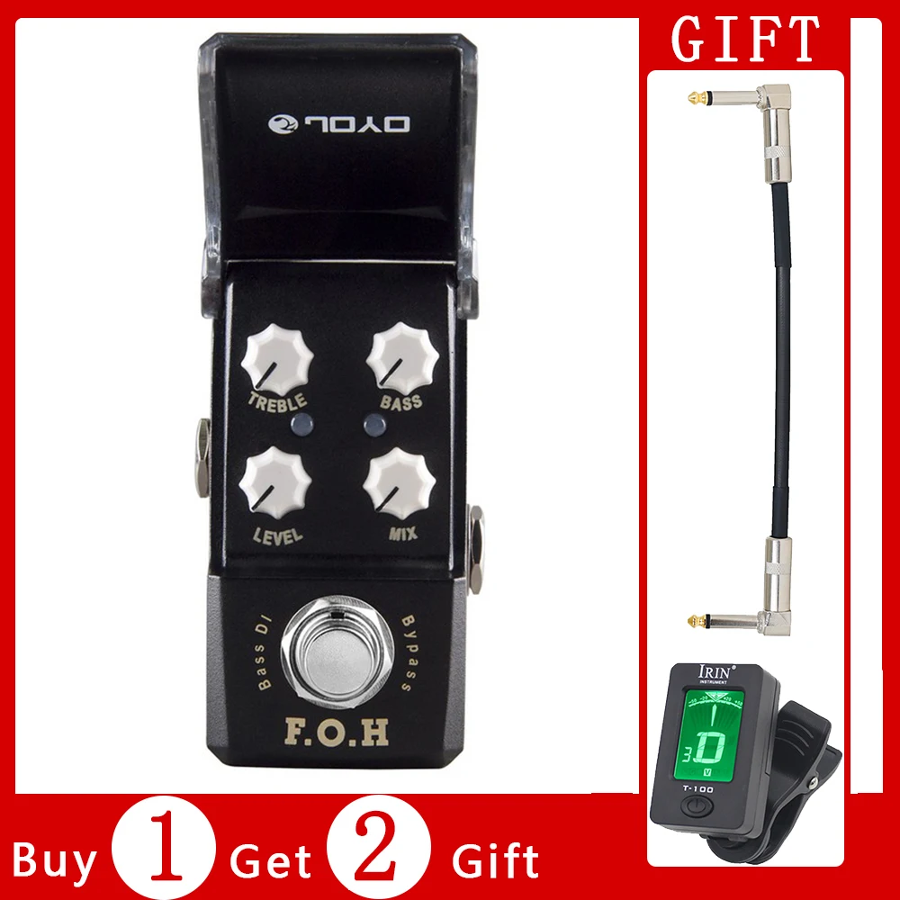 JOYO JF-331 F.O.H DI Box Effects Guitar Portable Mini Pedal TREBLE BASS Signal Electric Mini Stompbox Guitar Parts & Accessories
JOYO JF-331 F.O.H DI Box Effects Guitar Portable Mini Pedal TREBLE BASS Signal Electric Mini Stompbox Guitar Parts & Accessories