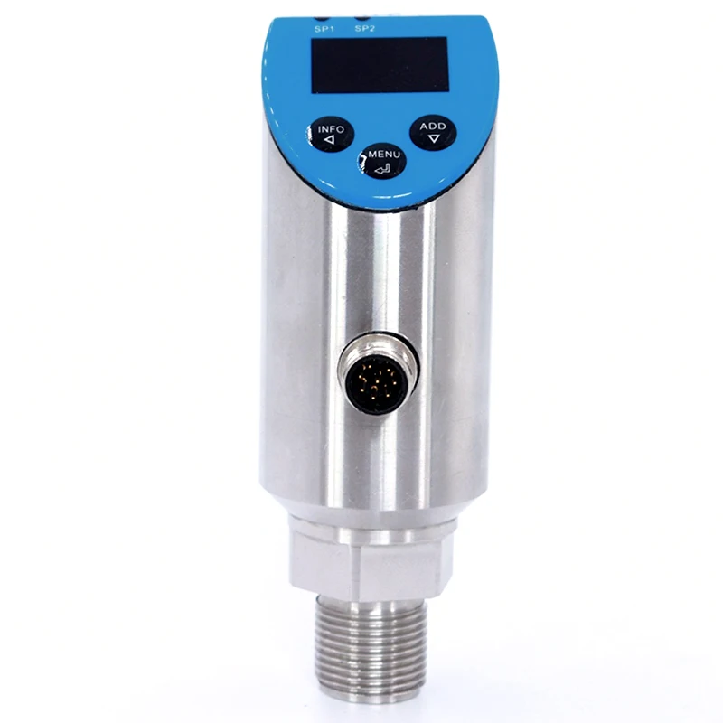 Low Cost Digital Smart Adjustable Pressure Switch with 4-20mA 2PNP RS485 Output
Low Cost Digital Smart Adjustable Pressure Switch with 4-20mA 2PNP RS485 Output