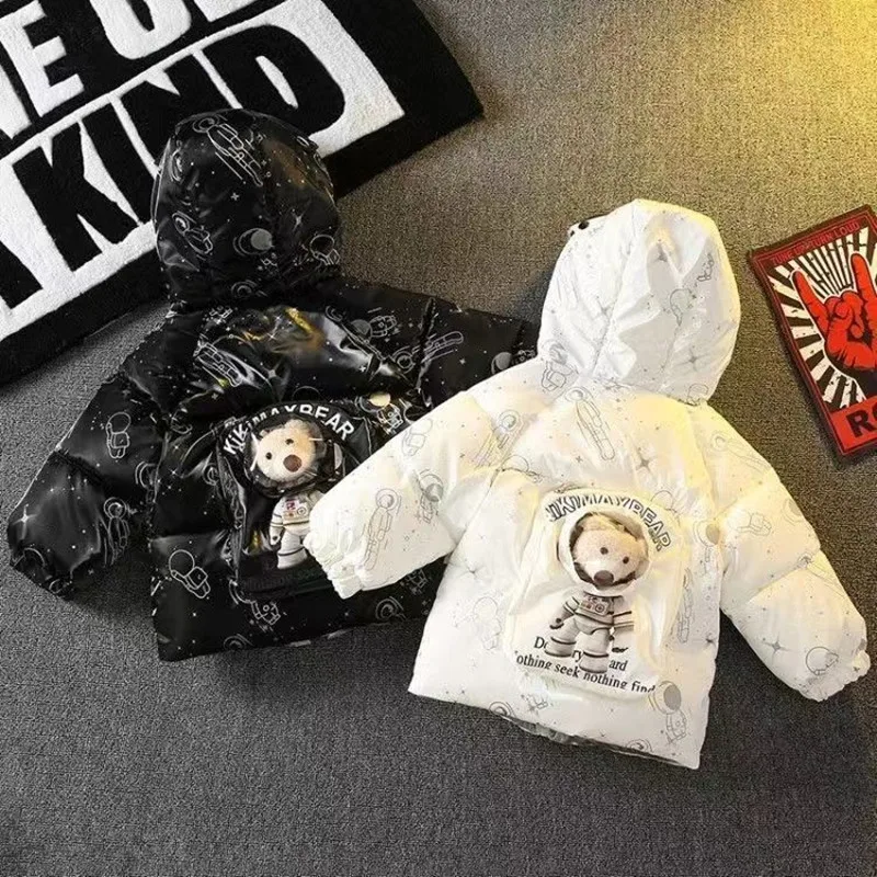 2022 winter new baby thickened cotton padded jacket boys and girls bright face hooded down jacket children's coat
2022 winter new baby thickened cotton padded jacket boys and girls bright face hooded down jacket children's coat